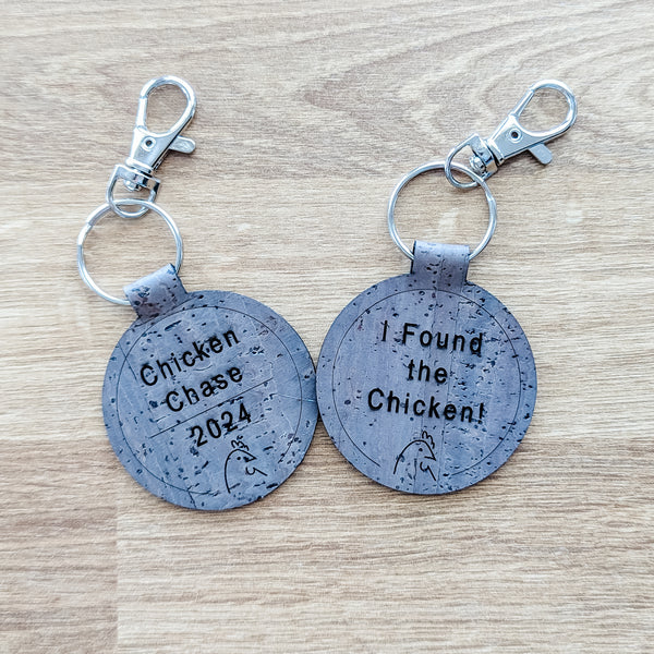 Custom Cork Keychain