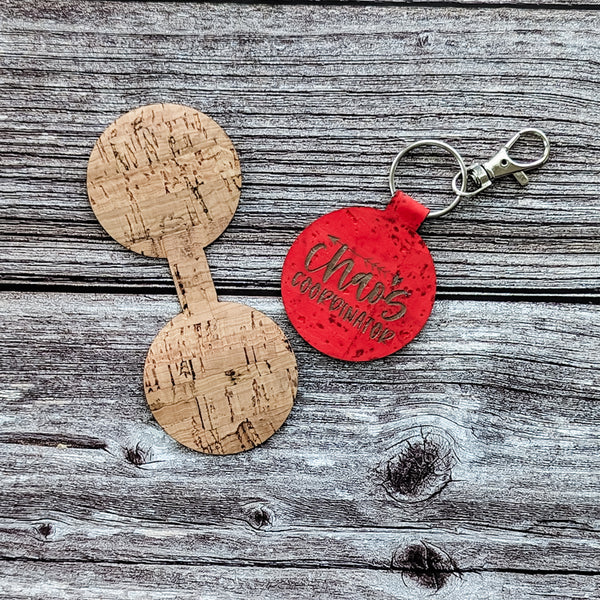 Custom Cork Keychain