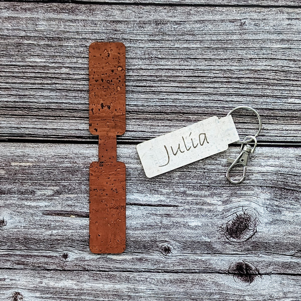 Custom Cork Keychain