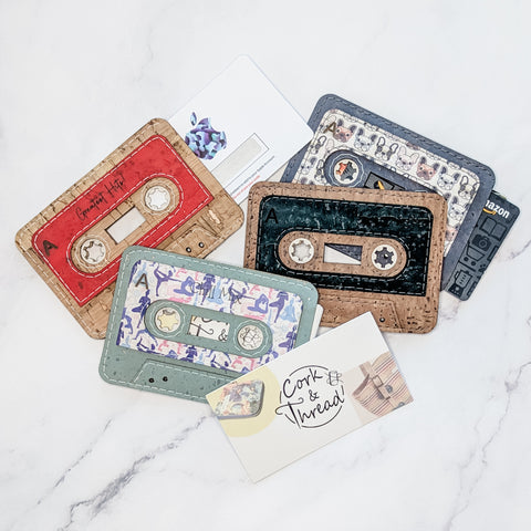Cassette Card Wallet Pattern and SVG Digital Download