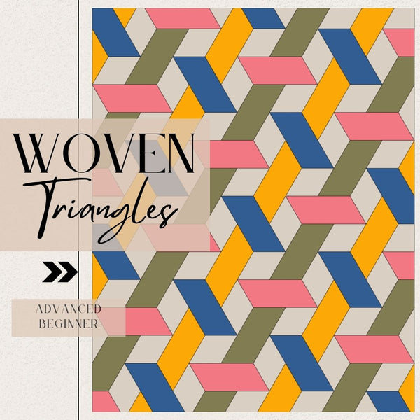 Woven Triangles Quilt Paper Pattern - Wholesale