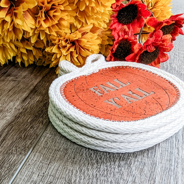 Pumpkin Coasters