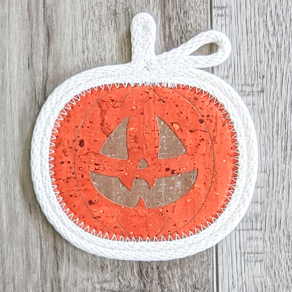 Jack-o'-lantern Pumpkin Coasters