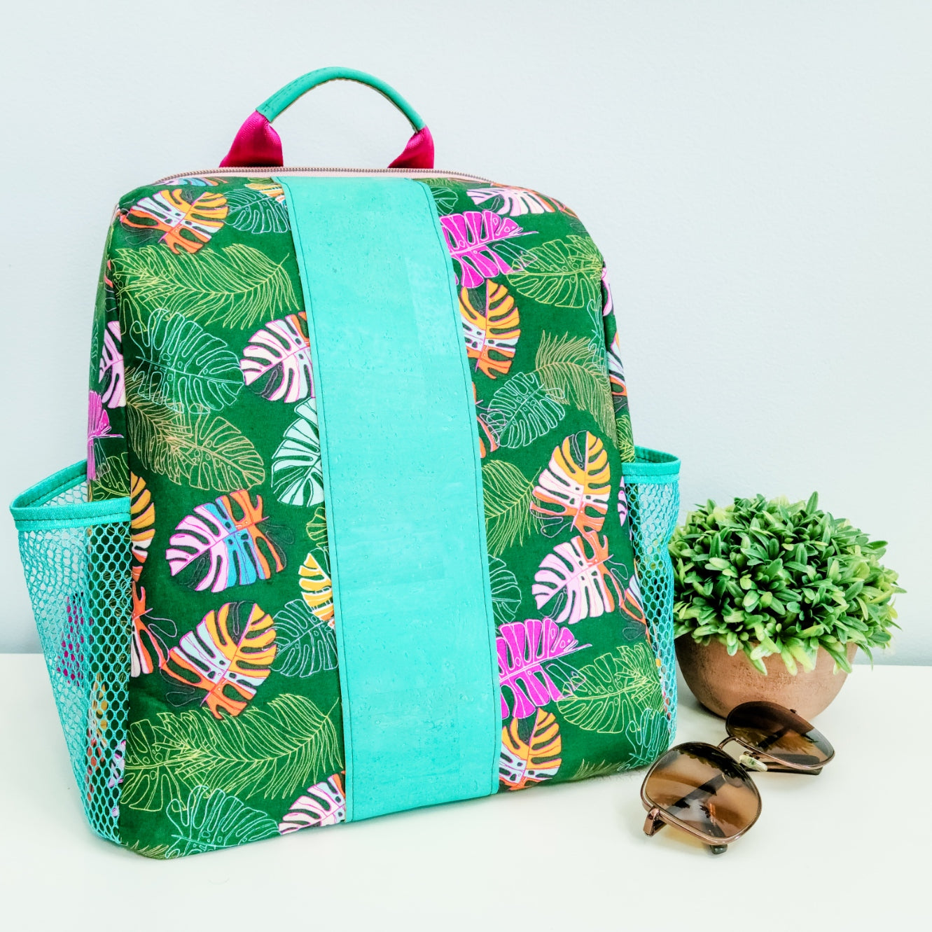 anti pick pocket travel backpack sewing pattern Ansel Backpack Pattern Digital Download – Cork and Thread, LLC